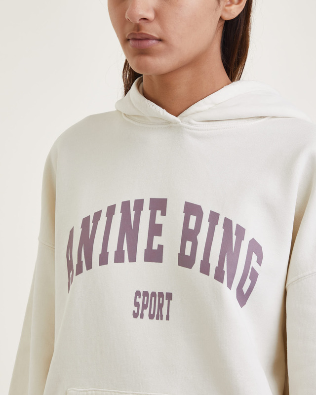 Anine Bing Harvey Sweatshirt Offwhite L