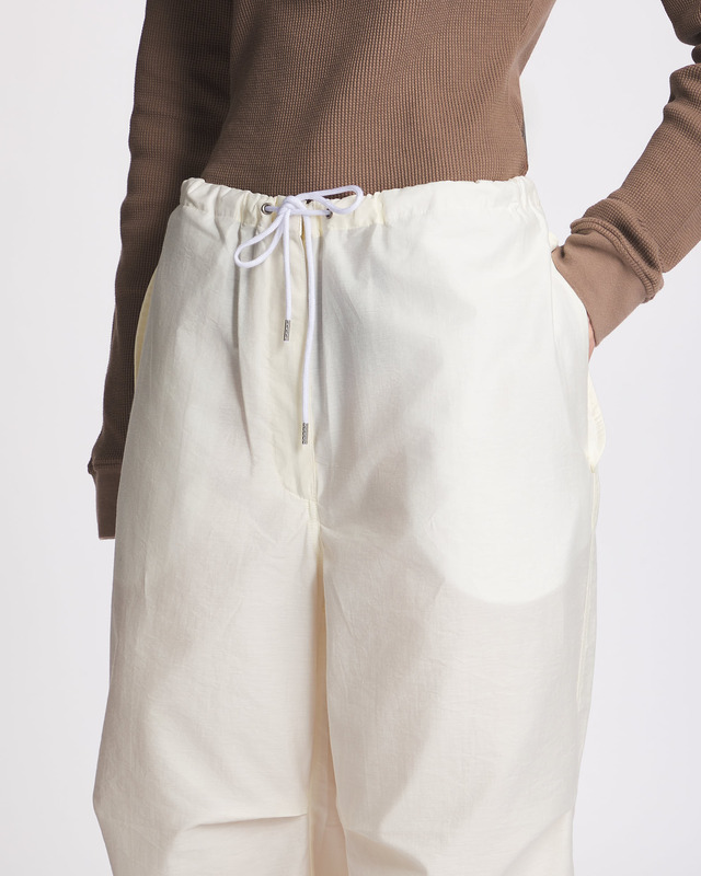 Acne Studios Byxor Relaxed Fit Drawstring Vit 32