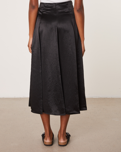 Skirt Paneled Slip  Black 2