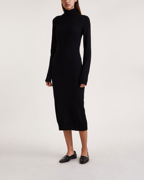 Dress Knit Turtleneck Svart 1