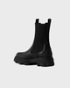 Ganni Boots Cleated Mid Chelsea Black Stitch Black EUR 40