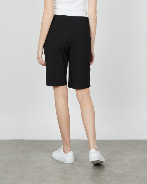 Shorts Angelie Straight Split Svart 2