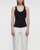 Theory Topp Scoop Neck Tank Svart S