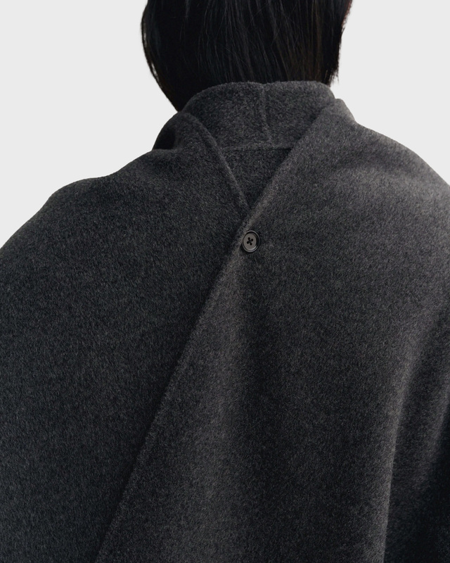 Almada Scarf Micha Doublé Dark Grey ONESIZE