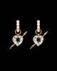 Maria Nilsdotter Earring Rebel Love Guld ONESIZE