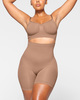 Skims Shorts Seamless Sculpt Mid Thigh Sienna L