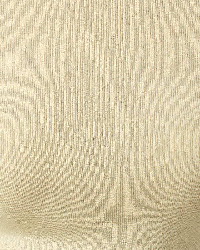 LISA YANG T-Shirt Long Sleeve Vivian Cashmere Ljusgul 1 (S-M)