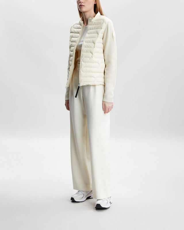 Moncler Cardigan Padded Cotton Zip-Up Light yellow M