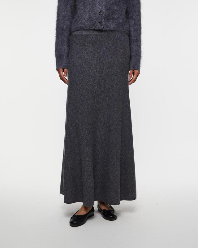 LISA YANG Skirt Torie Cashmere Grå 0 (XS-S)