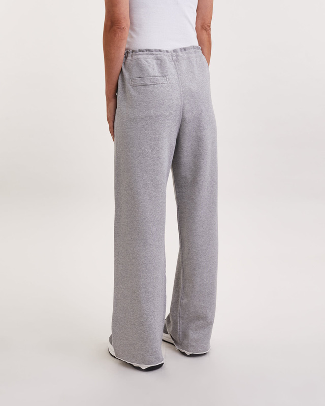 Ganni Byxor Light Isoli Wide Leg  Paloma melange L