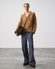 Wakakuu Icons Tröja Glenco Wool Cashmere Camel XS