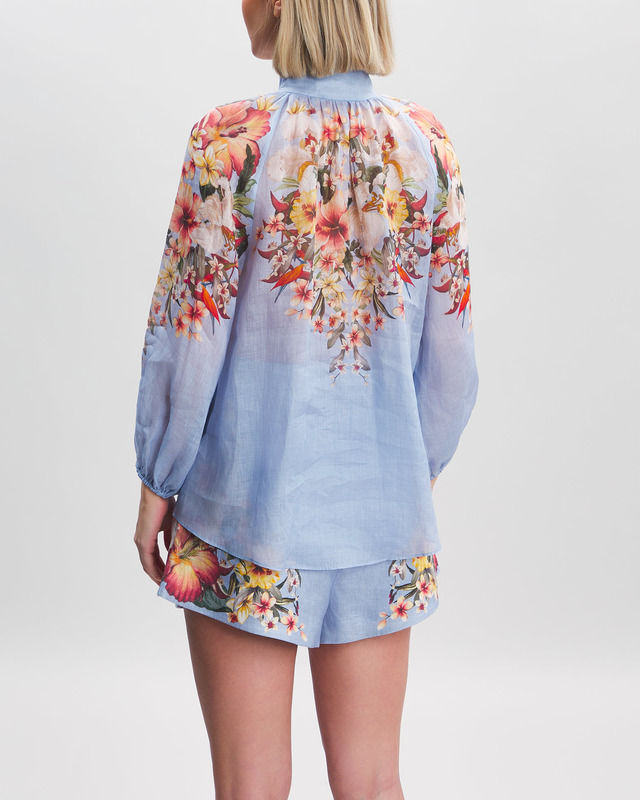 Zimmermann Blus Lexi Billow Blå 2 (M-L)