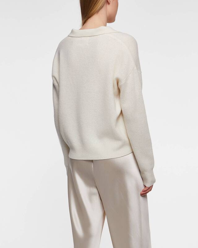 Almada Label  Tröja Kaia V-Neck Cashmere Creme XS