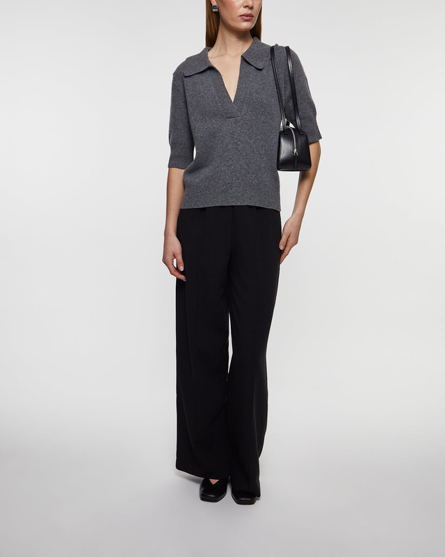 Wakakuu Icons Top Lisabon Wool Cashmere Grå M