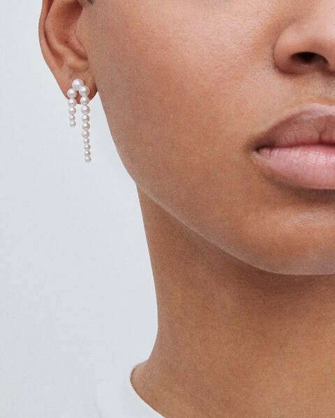 Earrings Petite Perle Nuit Guld 2