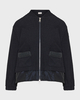 Moncler Cardigan Zip Up Navy M