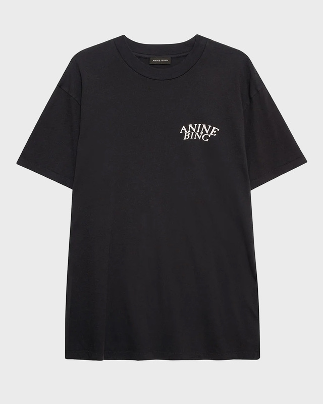 ANINE BING T-Shirt Walker Tee Band Vintage black M