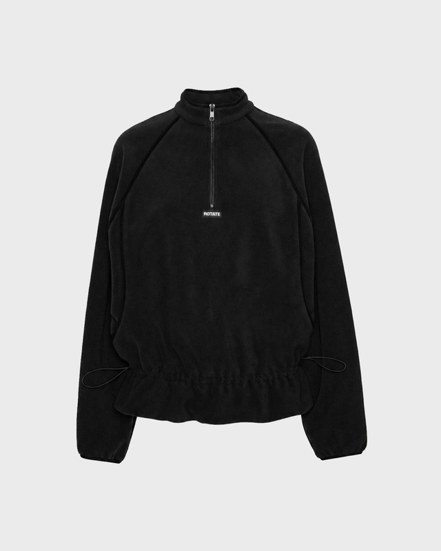 ROTATE Jacket Fleece Half Zip Black S