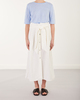 Vince Skirt belted button front  Offwhite XS