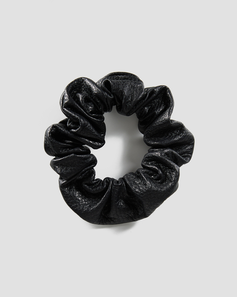 Scrunchie Leather Black ONESIZE 1