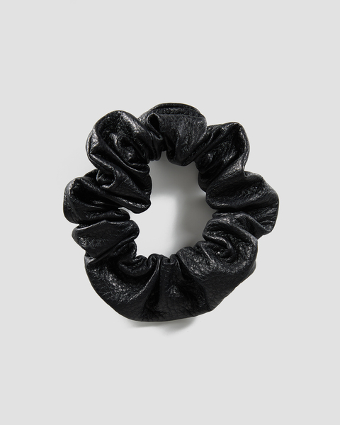 Scrunchie Leather Svart ONESIZE 1