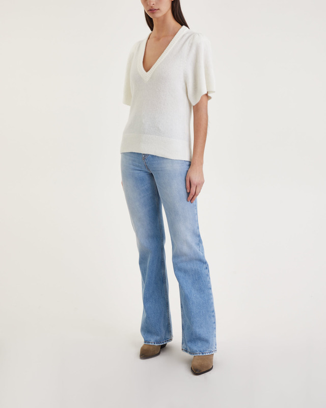 Dante6 Sweater Viona Volant Creme L