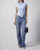 Cult Gaia Top Nessi Light Blue M