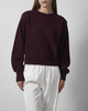 Wakakuu Icons Tröja Carbon Wool Cashmere Burgundy M