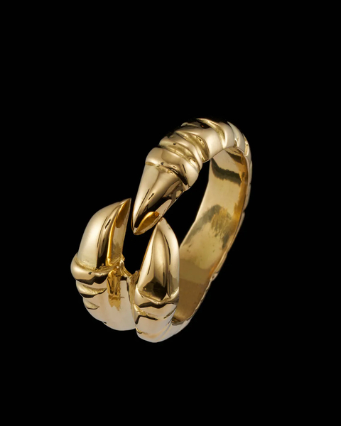 Ring Claw Single  Guld 1
