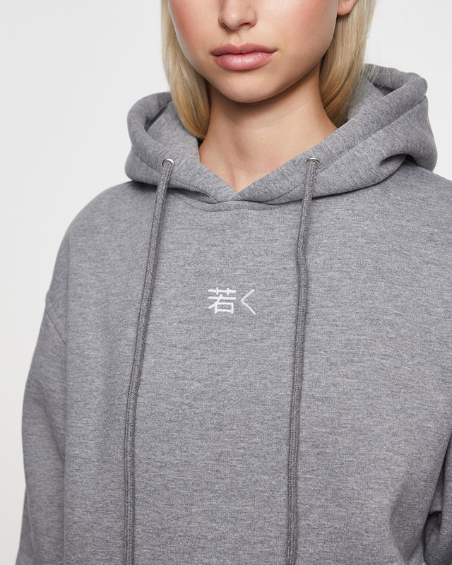 Wakakuu Icons Hoodie Unisex Logo Grå M