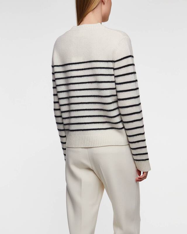 Almada Label  Tröja Rae Crewneck Cashmere Stripe XL