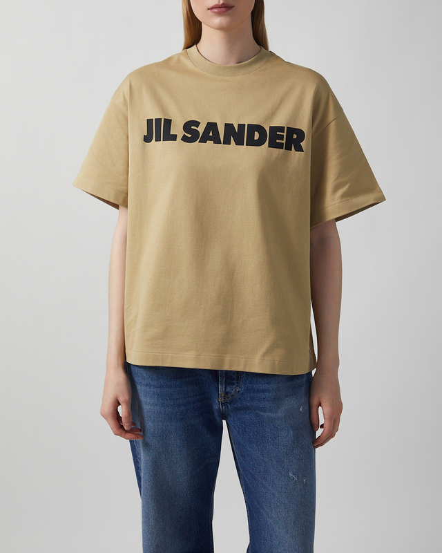 Jil Sander T-Shirt Logo Beige XS