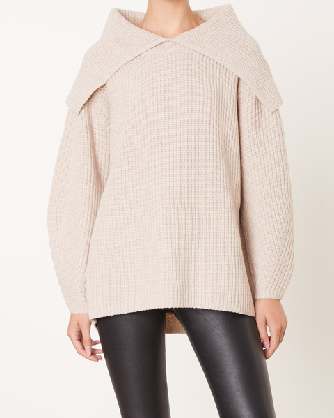 Woolsweater Fevila Oyster 1