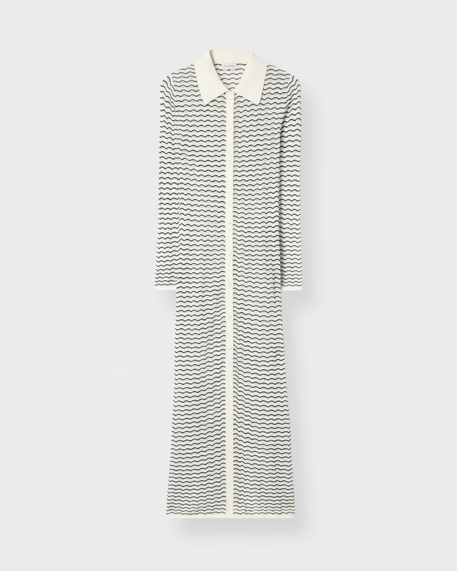 Dagmar Klänning Lace Shirt Vit/svart M