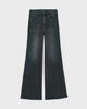 Mother Denim Jeans The Hustler Roller Sneak Black Washed black 23