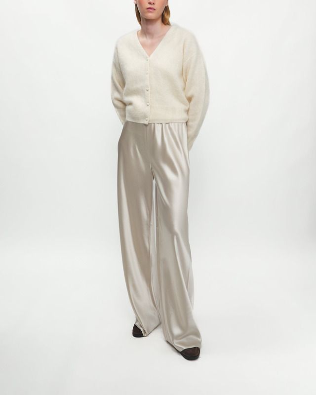 Almada Label  Byxor Bias Satin Pants Pearl L