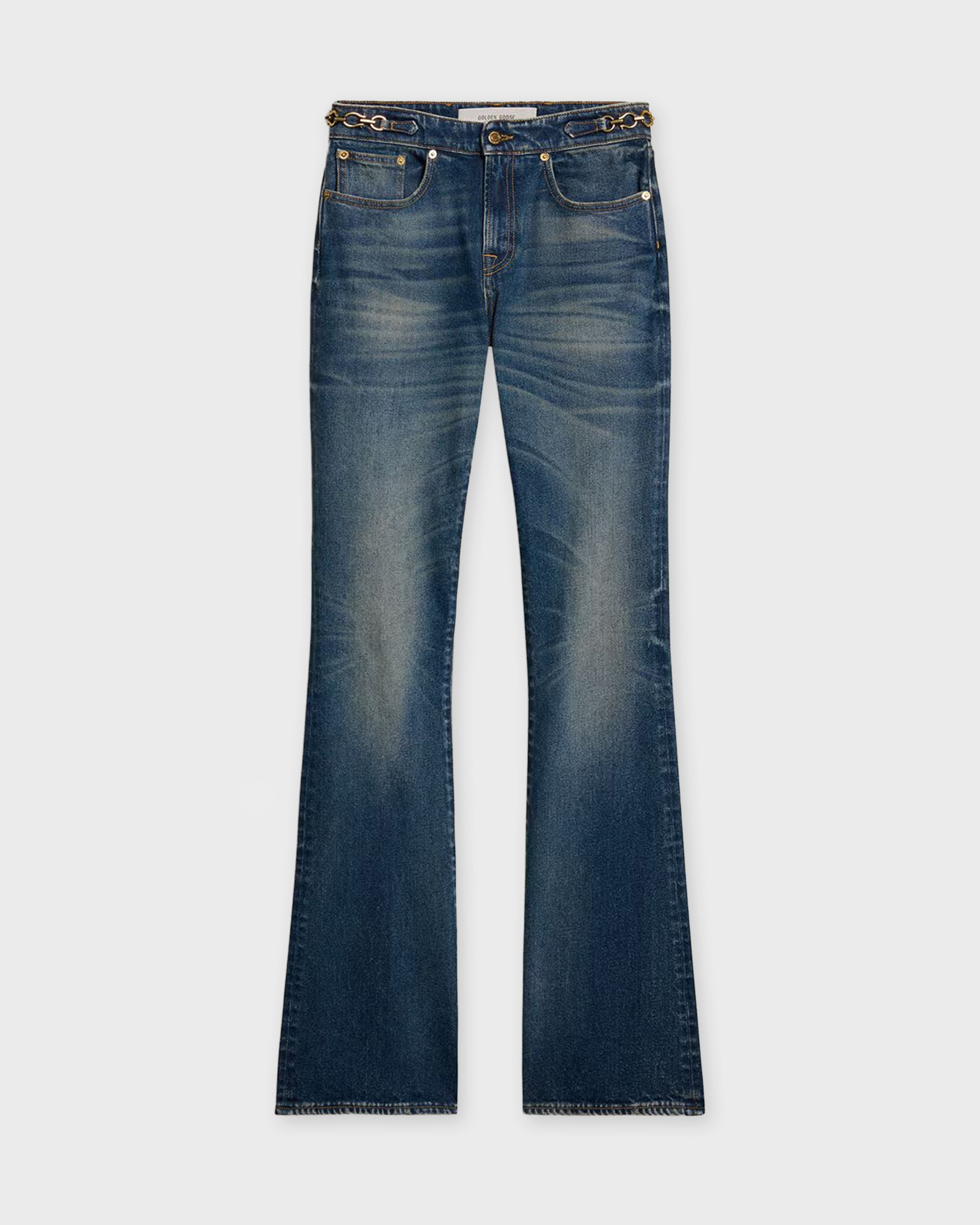 Golden Goose Deluxe Brand Jeans Bootcut Journey Vintage Blue