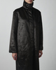 Malina Frakke Phoebe Faux Pony Hair Long Black 36