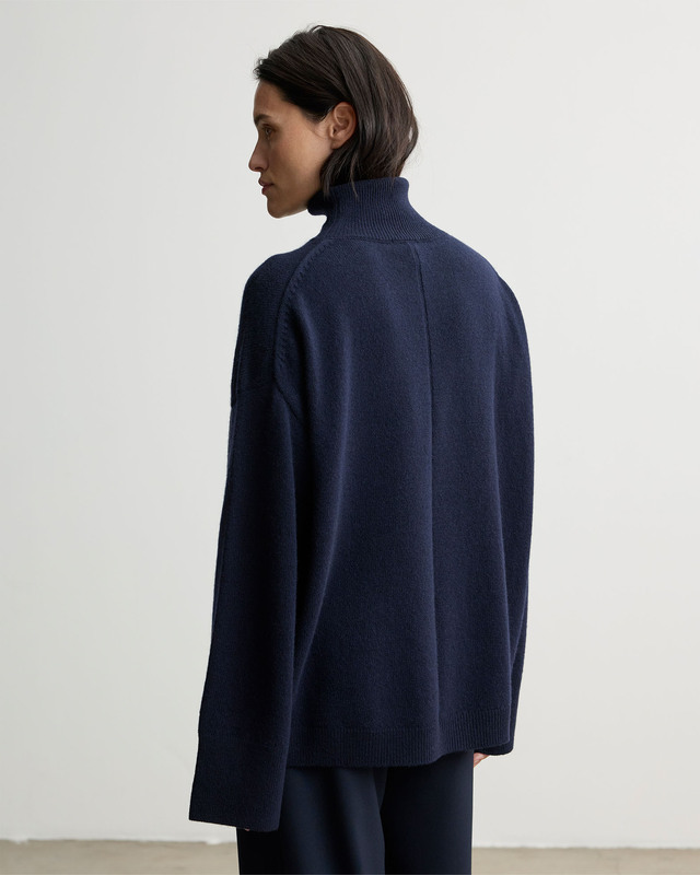 Wakakuu Icons Tröja Fuji Turtleneck Navy XL