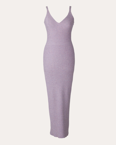 Dress Knitted Slip Purple 1