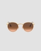 Ray-Ban Sunglasses Round Metal 50 Brons ONESIZE