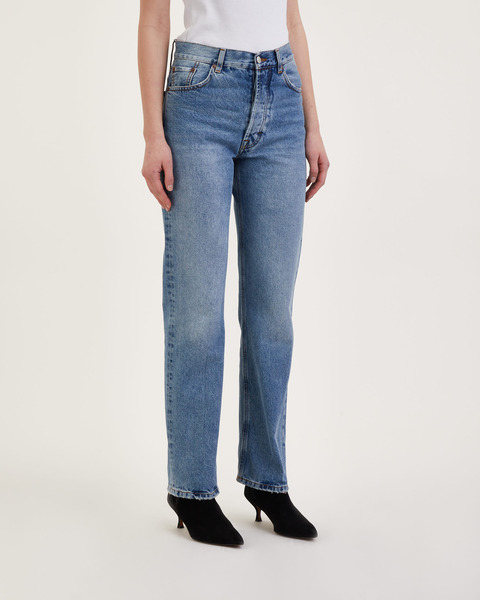 Jeans Straight Leg Denim  Ljusblå 1