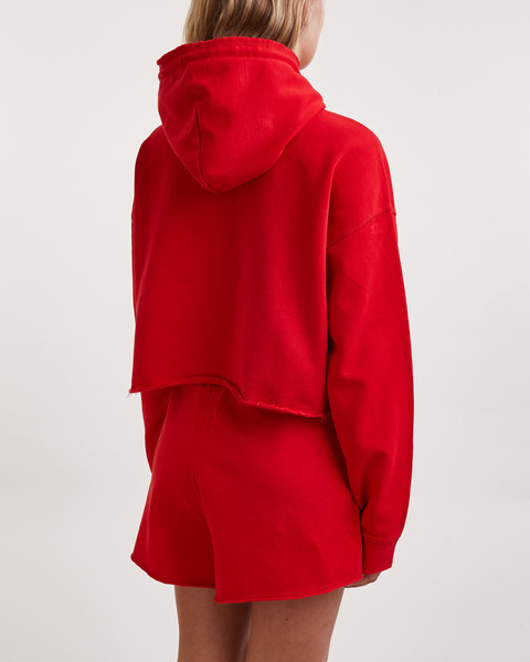 Hoodie Isoli Cropped Red 2