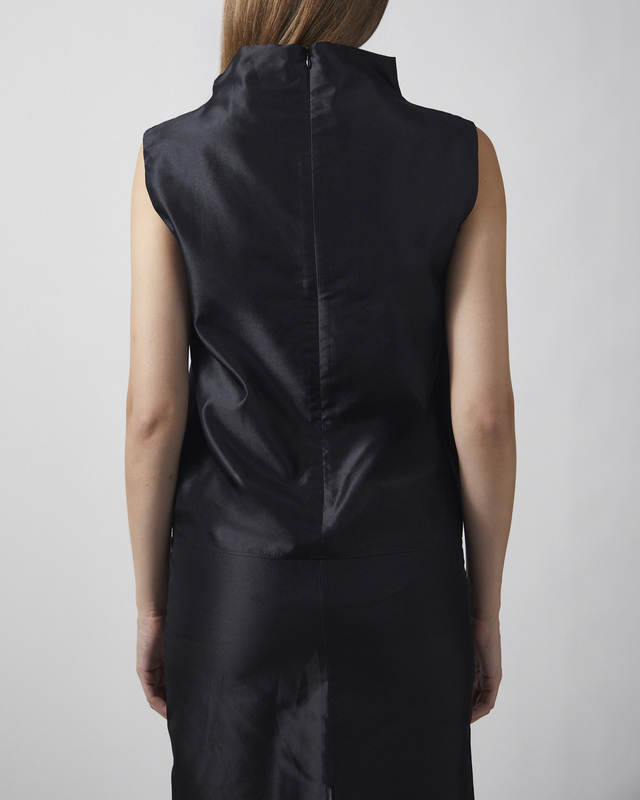 Almada Topp Kiera Organza Black L