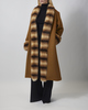 Malina Kappa Anouk Yve Faux Fur Wool Camel 36