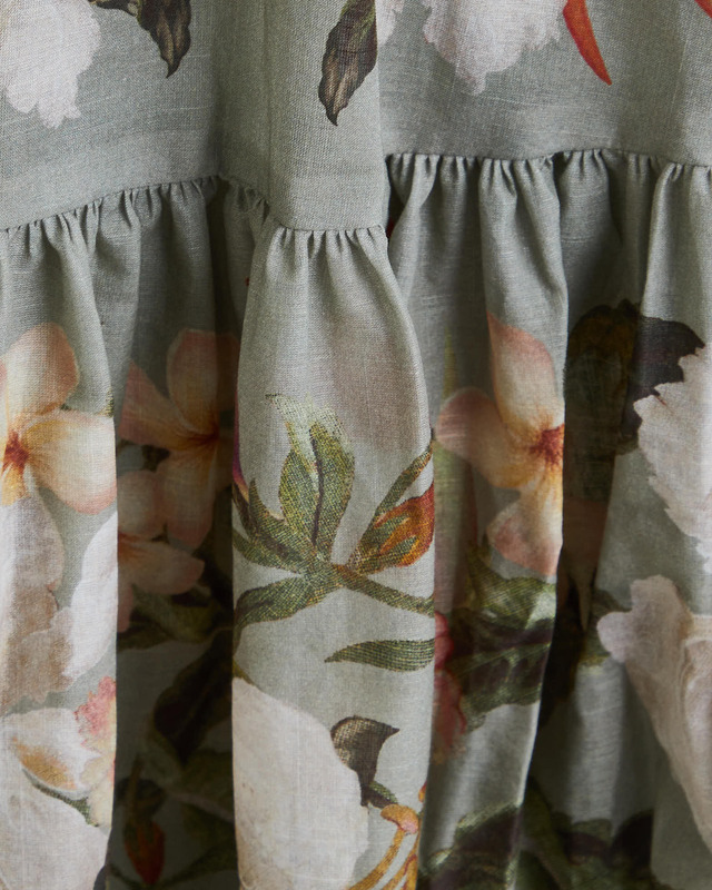 Zimmermann Dress Lexi Billow Mini Sage 0 (XS-S)