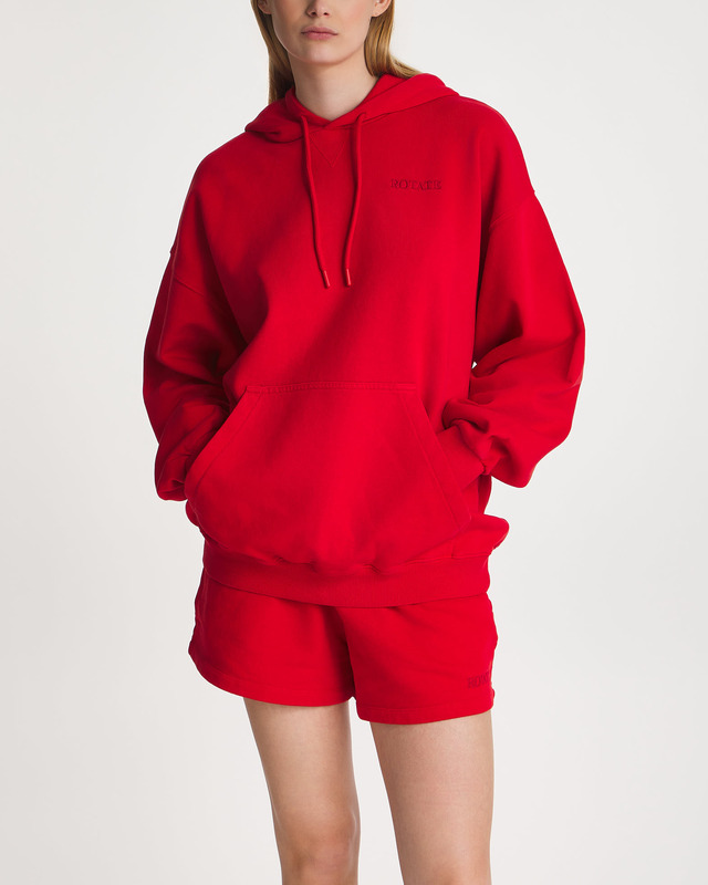 ROTATE Birger Christensen Hoodie Sweat Red S