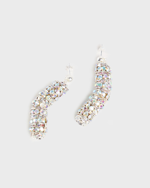 Big Diamond Teardrops  Silver ONESIZE 1