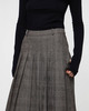 Self-Portrait Skirtl Midi Check Pleated Brun UK 14 (EUR 42)
