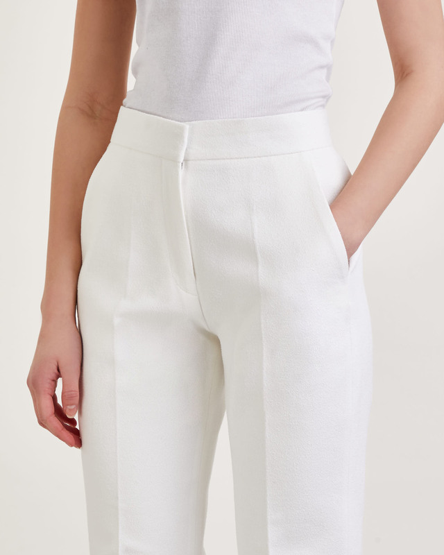 Dagmar Trousers Kick Flare Suit Creme 40